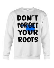 Oklahoma Map Don't Forget Your Roots Crewneck Sweatshirt tile