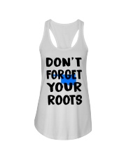 Oklahoma Map Don't Forget Your Roots Ladies Flowy Tank tile
