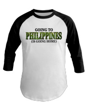 Going To Philippines Landscape Baseball Tee tile