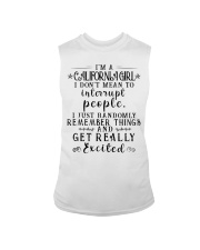 California girl mean to interrupt - get excited Sleeveless Tee tile
