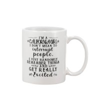 California girl mean to interrupt - get excited Mug tile