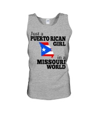 PUERTO RICAN GIRL IN MISSOURI Unisex Tank tile