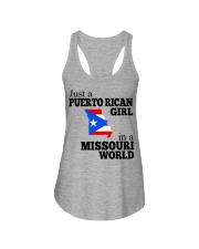 PUERTO RICAN GIRL IN MISSOURI Ladies Flowy Tank tile
