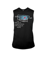 PUERTO RICO OKLAHOMA LOVE BRINGS YOU HOME Sleeveless Tee tile