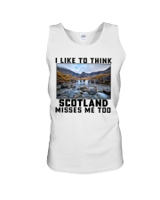 Scotland Misses Me Too Unisex Tank tile