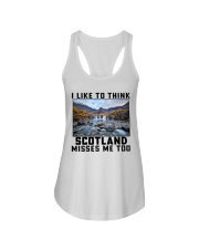Scotland Misses Me Too Ladies Flowy Tank tile