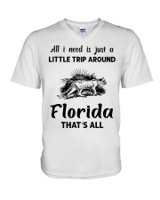 A Little Trip Around Florida V-Neck T-Shirt tile