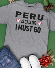 Peru Is Calling Classic T-Shirt apparel-classic-tshirt-lifestyle-back-69