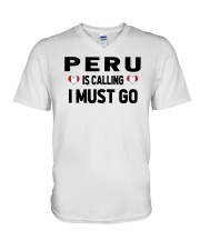 Peru Is Calling V-Neck T-Shirt tile
