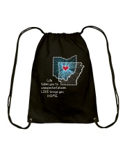 OHIO ARKANSAS LOVE BRINGS YOU HOME Drawstring Bag tile
