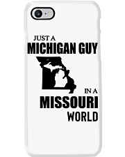 MICHIGAN GUY IN MISSOURI Phone Case tile