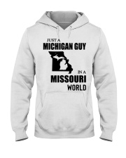 MICHIGAN GUY IN MISSOURI Hooded Sweatshirt tile