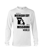 MICHIGAN GUY IN MISSOURI Long Sleeve Tee tile
