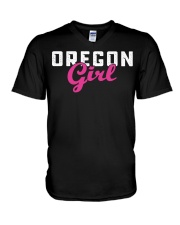 Oregon Girl V-Neck T-Shirt tile