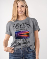 Pack My Bags - Go To Manitoba Classic T-Shirt apparel-classic-tshirt-lifestyle-front-100