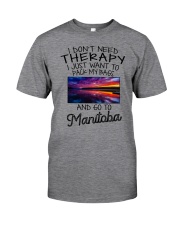 Pack My Bags - Go To Manitoba Classic T-Shirt front