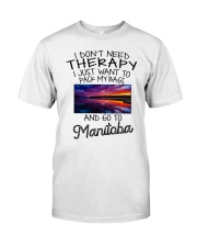Pack My Bags - Go To Manitoba Classic T-Shirt tile