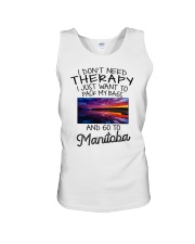 Pack My Bags - Go To Manitoba Unisex Tank tile