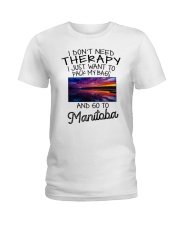 Pack My Bags - Go To Manitoba Ladies T-Shirt tile