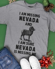 Nevada Is Missing Me Classic T-Shirt apparel-classic-tshirt-lifestyle-back-69