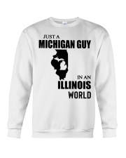 MICHIGAN GUY IN ILLINOIS Crewneck Sweatshirt tile