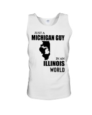 MICHIGAN GUY IN ILLINOIS Unisex Tank tile