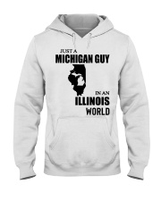MICHIGAN GUY IN ILLINOIS Hooded Sweatshirt tile