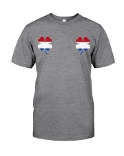 Netherlands Flag - Four Leaf Clover Classic T-Shirt tile