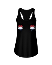 Netherlands Flag - Four Leaf Clover Ladies Flowy Tank tile