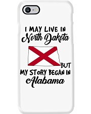 Began In Alabama - Live In North Dakota Phone Case tile