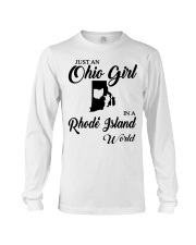 OHIO GIRL IN RHODE ISLAND Long Sleeve Tee tile