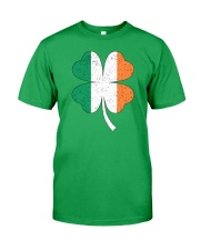 Flag Ireland Four Leaf Clover Classic T-Shirt front