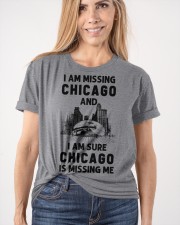 Chicago Is Missing Me Classic T-Shirt apparel-classic-tshirt-lifestyle-front-101