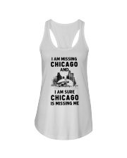 Chicago Is Missing Me Ladies Flowy Tank tile