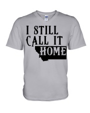 Montana i still call it home V-Neck T-Shirt tile