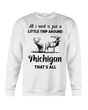 A Little Trip Around Michigan Crewneck Sweatshirt tile