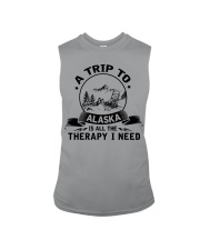 A trip to Alaska is therapy Sleeveless Tee tile