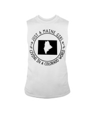 MAINE GIRL LIVING IN COLORADO Sleeveless Tee tile