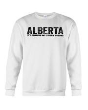 Alberta - My Story Begins Crewneck Sweatshirt tile