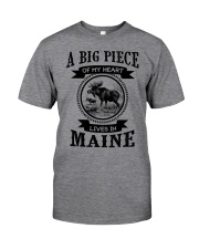 A piece of my heart lives in Maine Classic T-Shirt tile