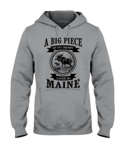 A piece of my heart lives in Maine Hooded Sweatshirt tile