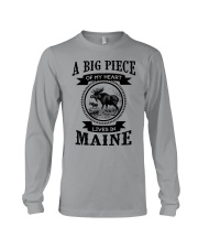 A piece of my heart lives in Maine Long Sleeve Tee tile