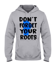 Manitoba Map Don't Forget Your Roots Hooded Sweatshirt front