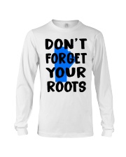 Manitoba Map Don't Forget Your Roots Long Sleeve Tee tile