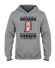 LIVE IN INDIANA CANADA IN MY DNA Hooded Sweatshirt tile