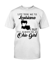 OHIO GIRL LIFE TOOK ME TO LOUISIANA Classic T-Shirt tile