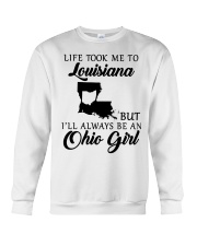 OHIO GIRL LIFE TOOK ME TO LOUISIANA Crewneck Sweatshirt tile