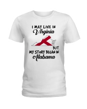 Began In Alabama - Live In Virginia Ladies T-Shirt tile