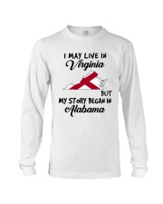 Began In Alabama - Live In Virginia Long Sleeve Tee tile