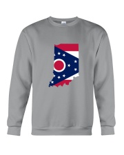 OHIO FLAG IN INDIANA Crewneck Sweatshirt tile